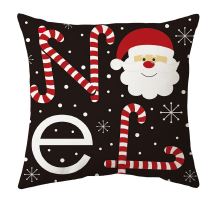 FENZA Custom Christmas Pillow Covers for Family, Linen Double Side Printed Pattern Throw Pillow, 1 Piece Set 18x18 Pillow, Inserts are Not Included or Sold Separately (Y-281)