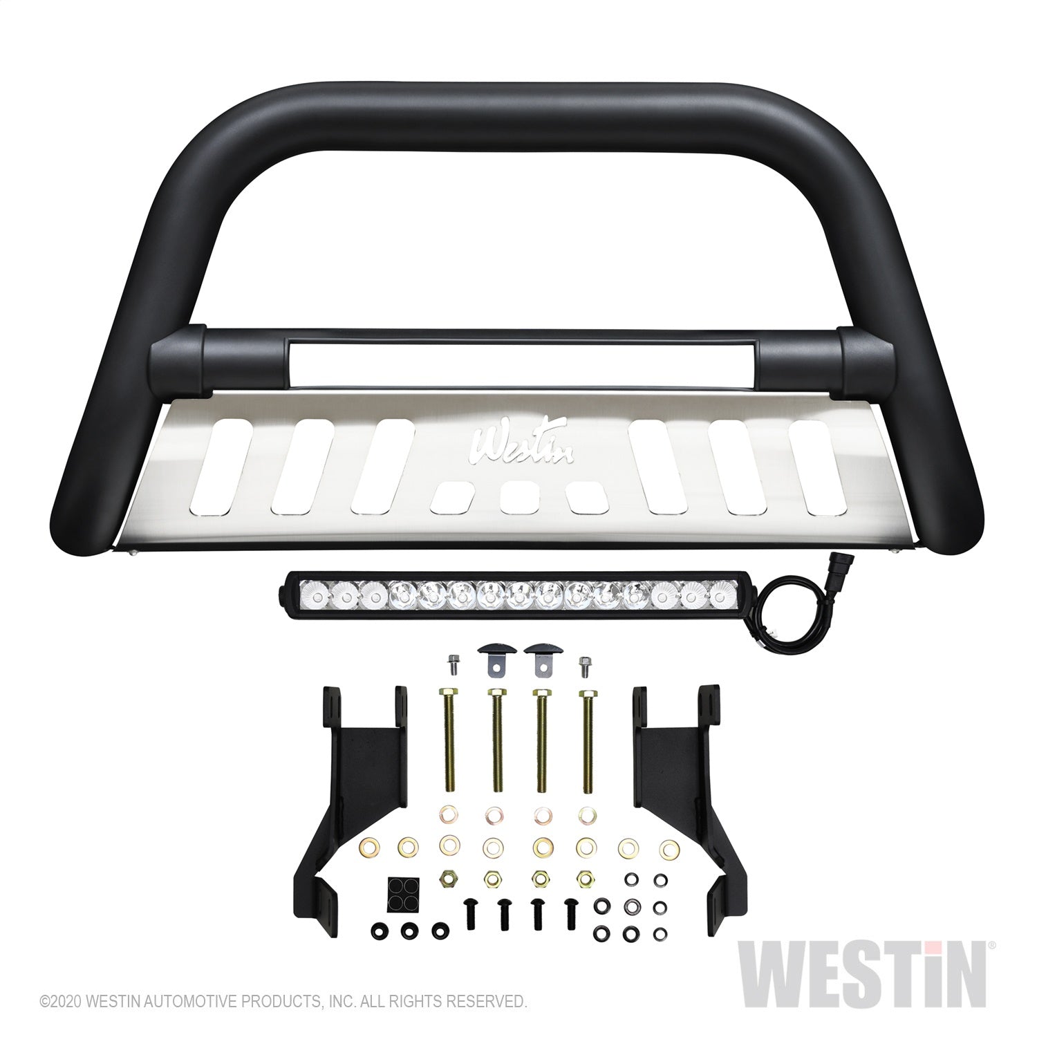 Westin 32-4025L Ultimate LED Bull Bar fits 2019-2024 Ram 2500 3500 Textured Black