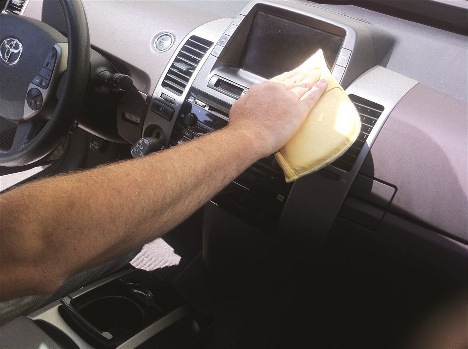 Carrand 40314 Microfiber Dash Duster and Window Defogger Mitt 22" x 30"