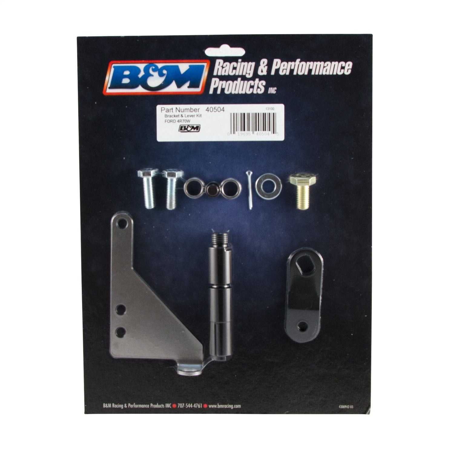 B&M 40504 Bracket and lever kit, 4R70W Automatic Transmission