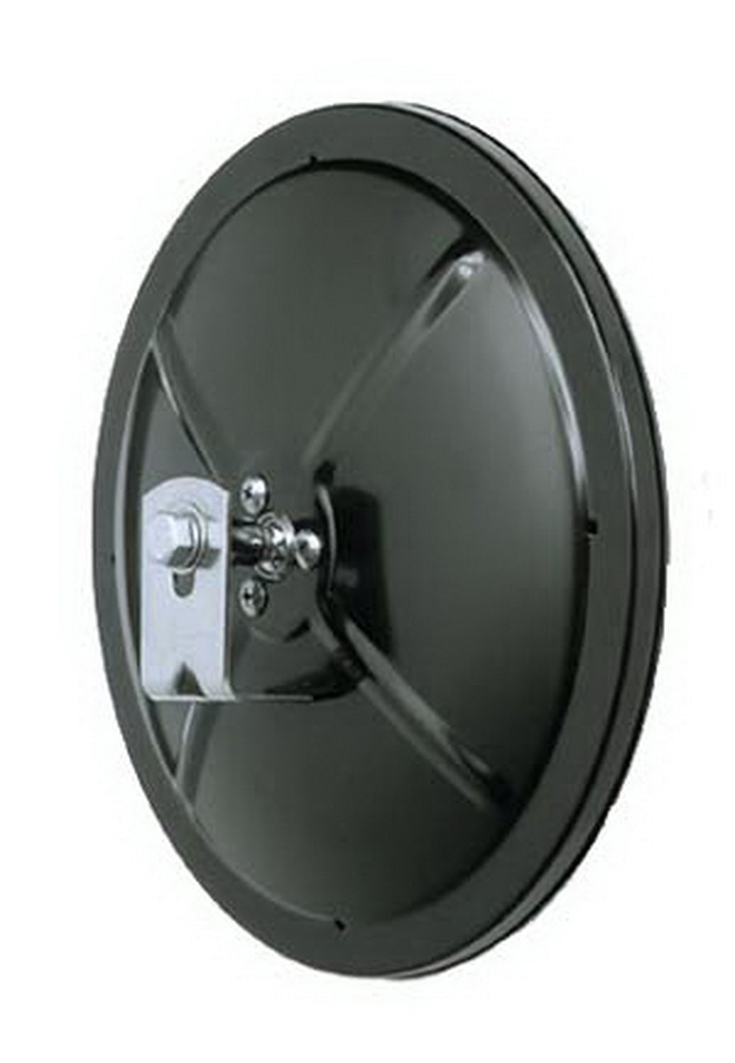 5IN ROUND CONVEX BLACK