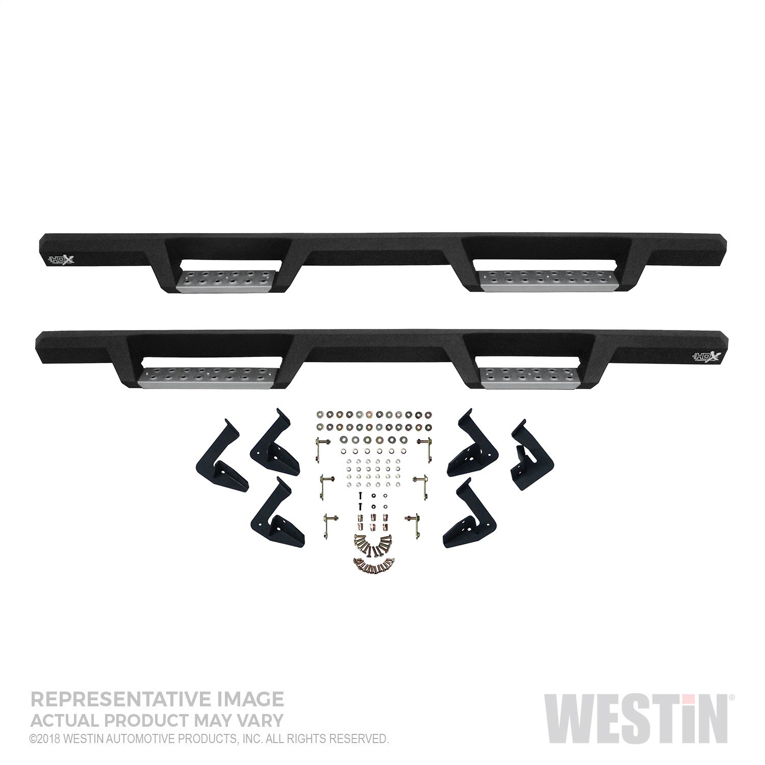 Westin 56-140252 HDX Stainless Drop Nerf Step Bars Fits 16-22 Titan Titan XD