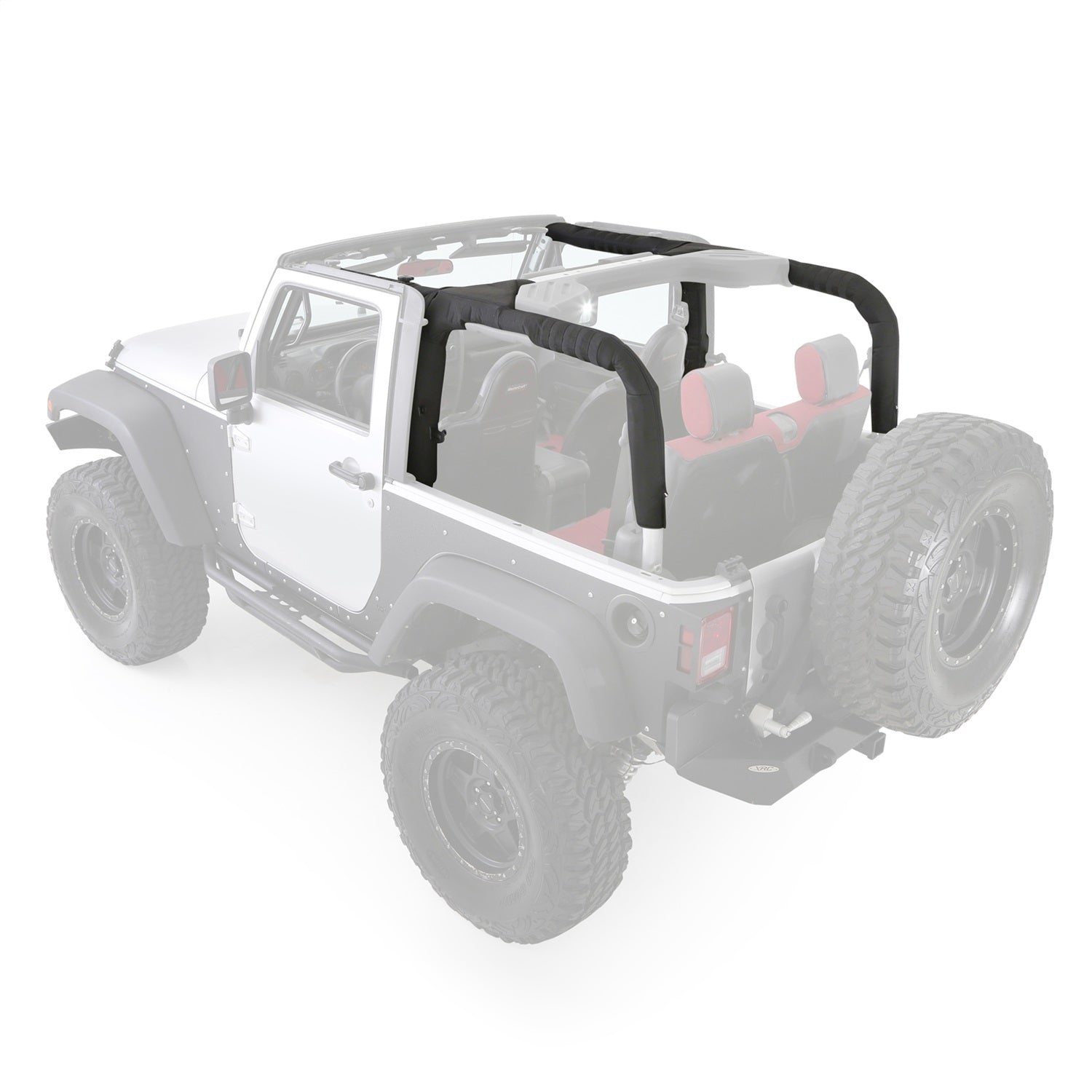 Smittybilt 5666101 Replacement MOLLE Roll Bar Padding Fits 07-18 Wrangler (JK)