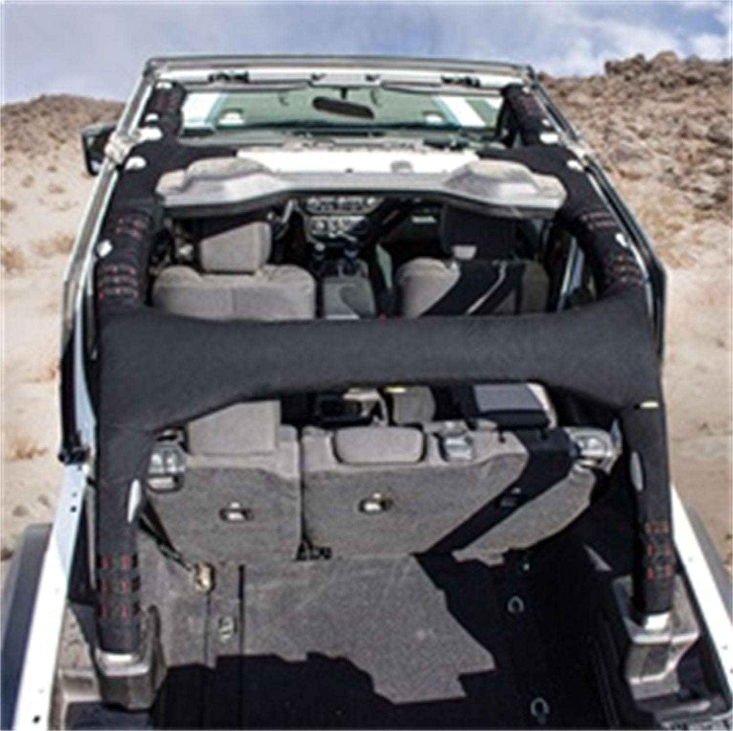 Smittybilt 5667201 Soft Top Tailgate Bar Fits 18-20 Wrangler (JL)