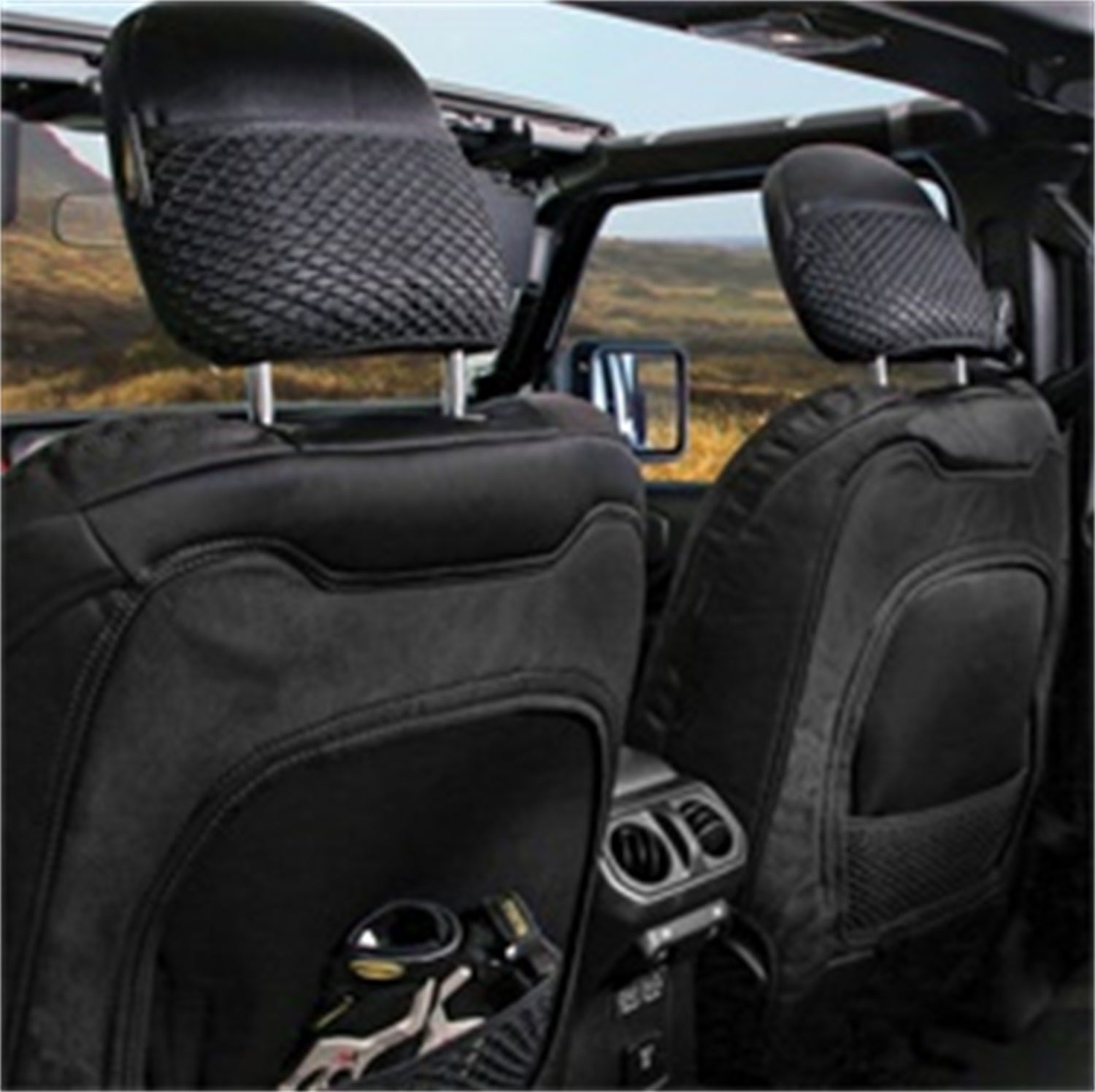 Smittybilt 577101 Neoprene Seat Cover Fits 18-20 Wrangler (JL)