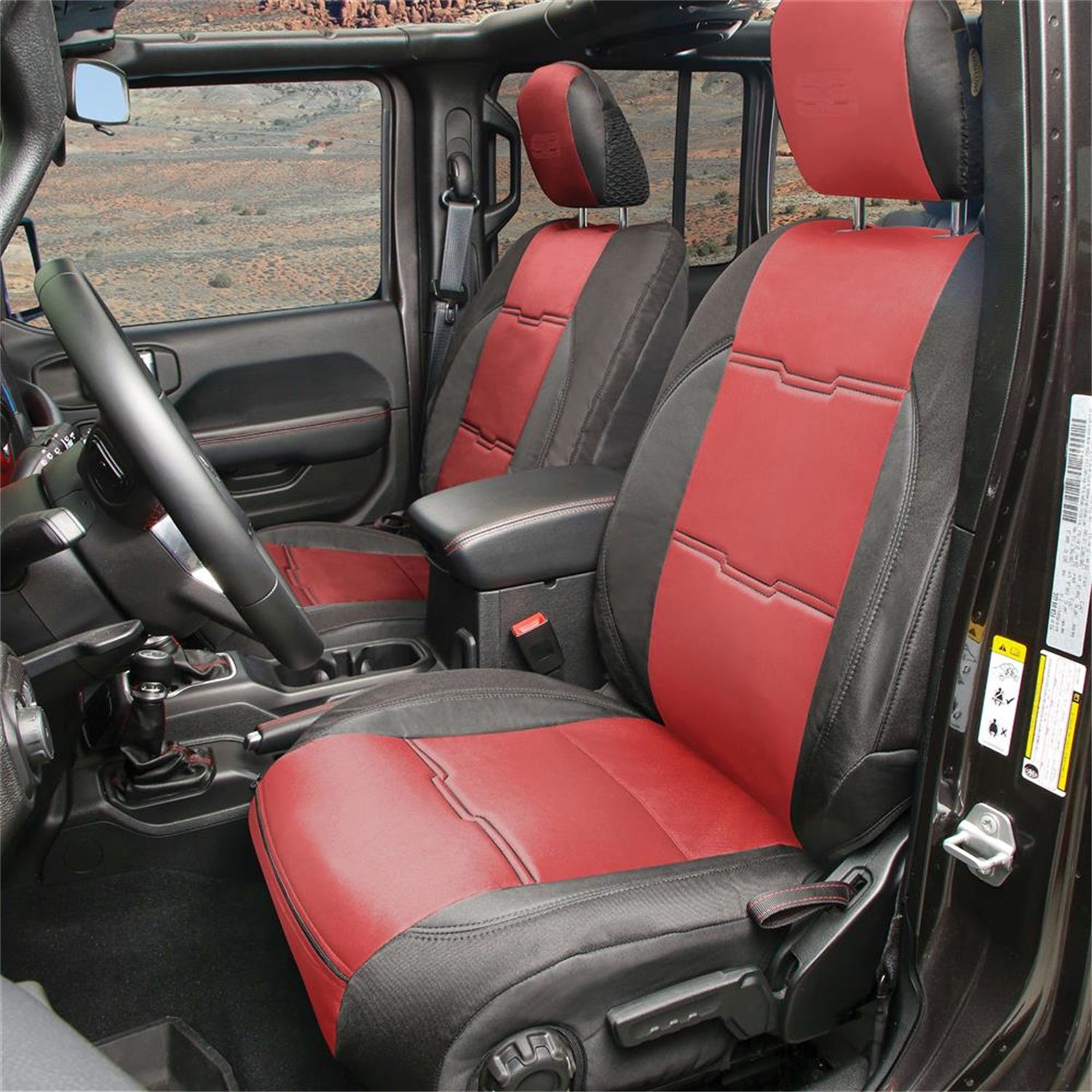 Smittybilt 577130 Neoprene Seat Cover Fits 18-20 Wrangler (JL)