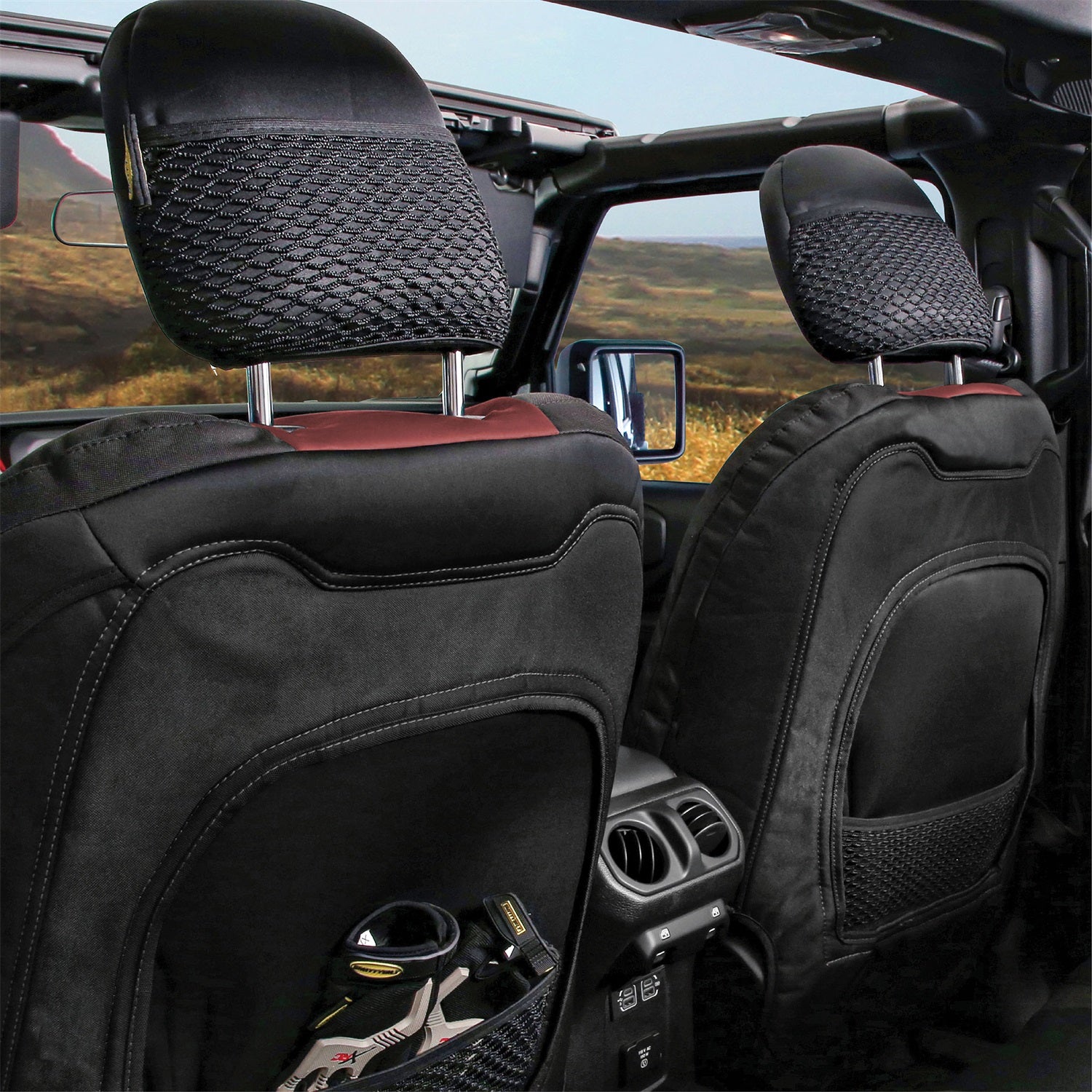Smittybilt 577130 Neoprene Seat Cover Fits 18-20 Wrangler (JL)