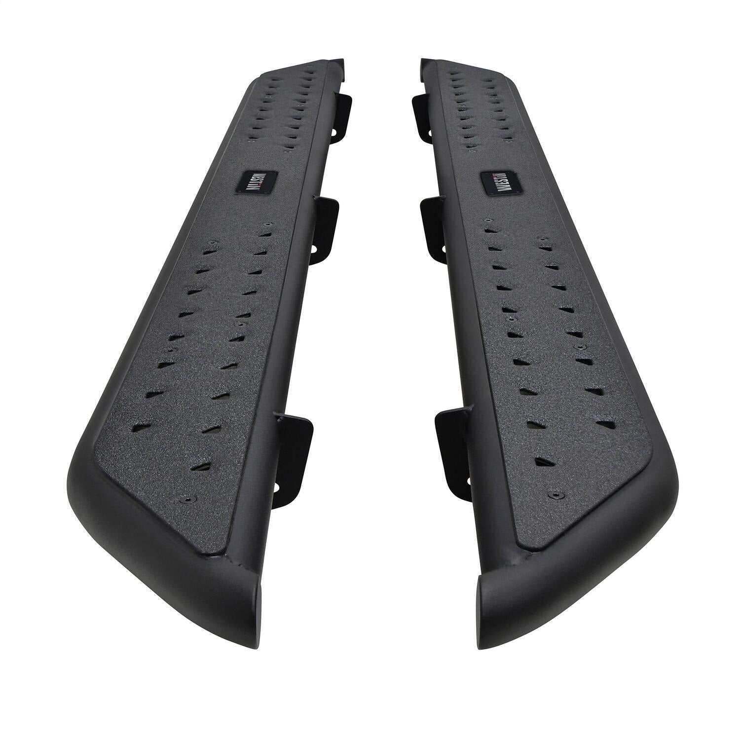Westin 58-53715 Outlaw Nerf Bars Compatible with Silverado Sierra 1500  Silverado LD Sierra 1500 Limited 2015- Silverado Sierra 2500 3500 Double Cab Textured Black Pair 2019