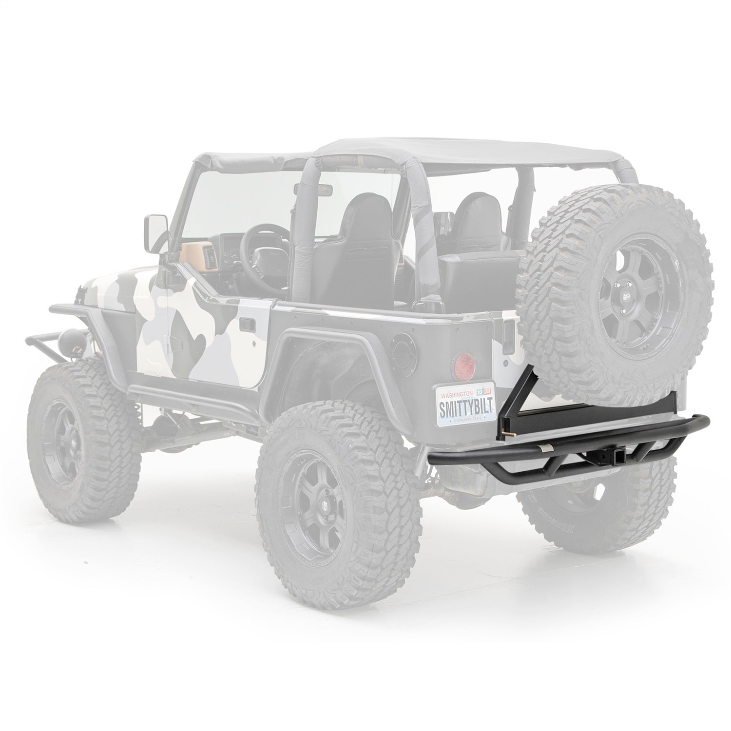 Smittybilt 76621 SRC Rear Bumper Fits 87-06 Wrangler (TJ) Wrangler (YJ)