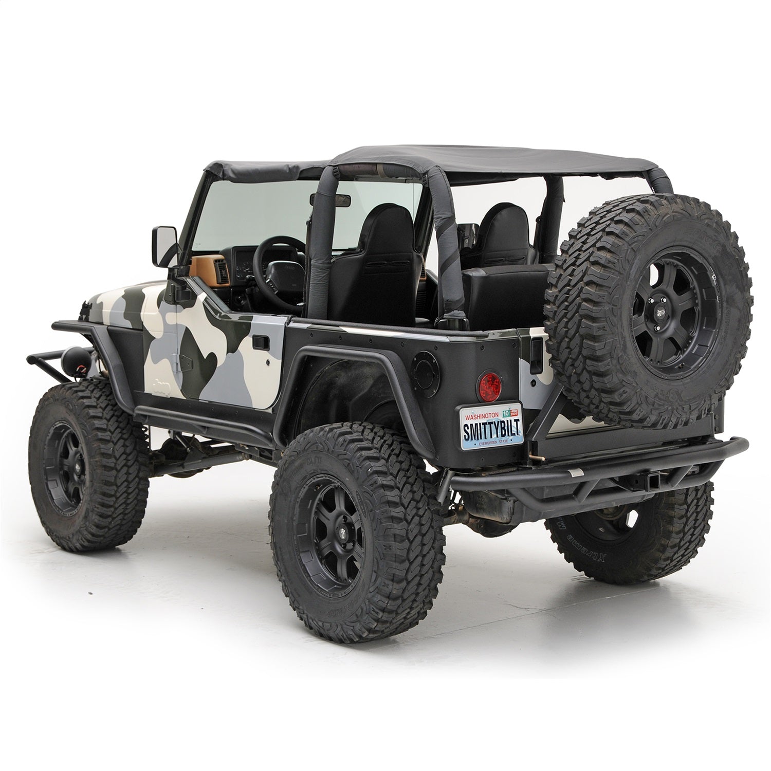 Smittybilt 76621 SRC Rear Bumper Fits 87-06 Wrangler (TJ) Wrangler (YJ)