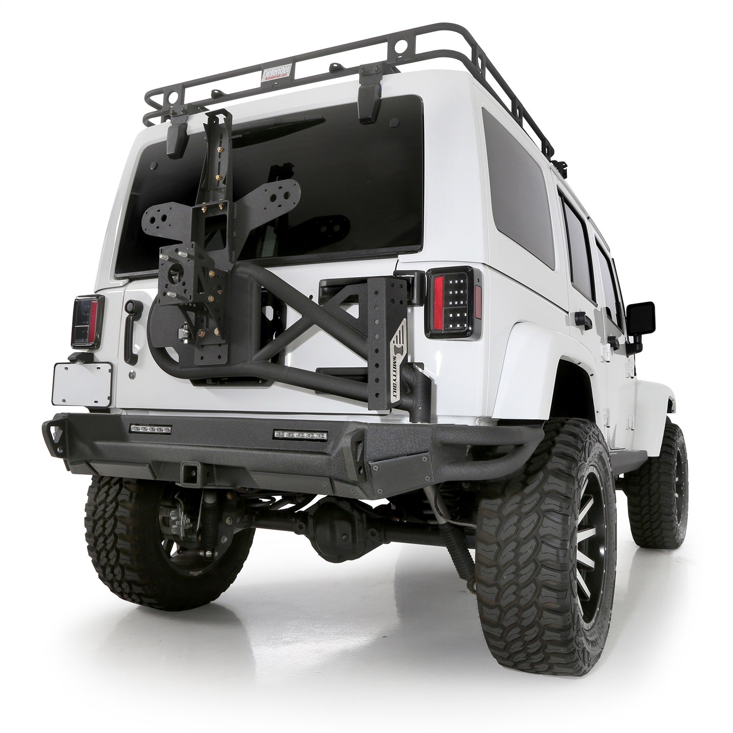 Smittybilt 76857 XRC Tire Carrier Fits 07-18 Wrangler (JK)