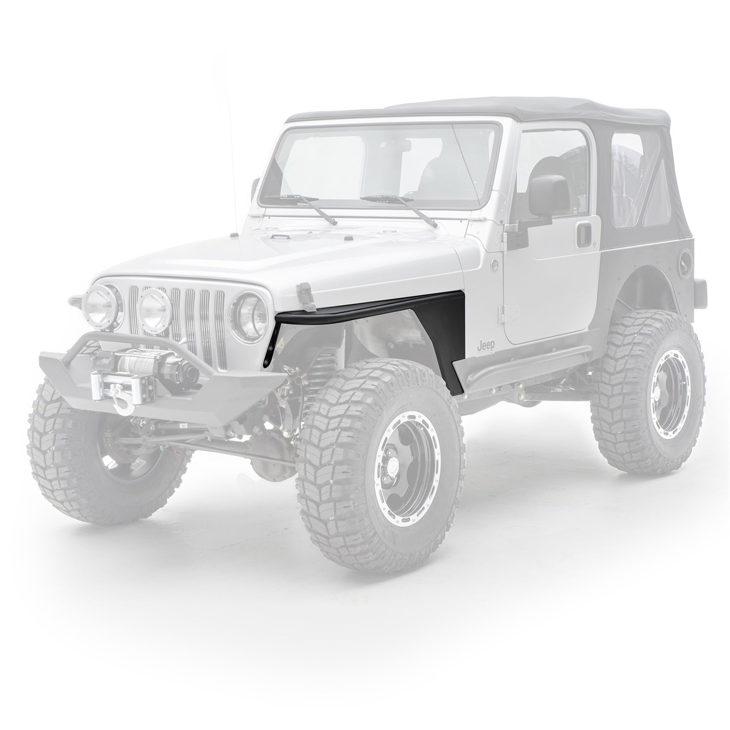 Smittybilt 76872 XRC Tube Fender Fits 97-06 Wrangler (TJ)