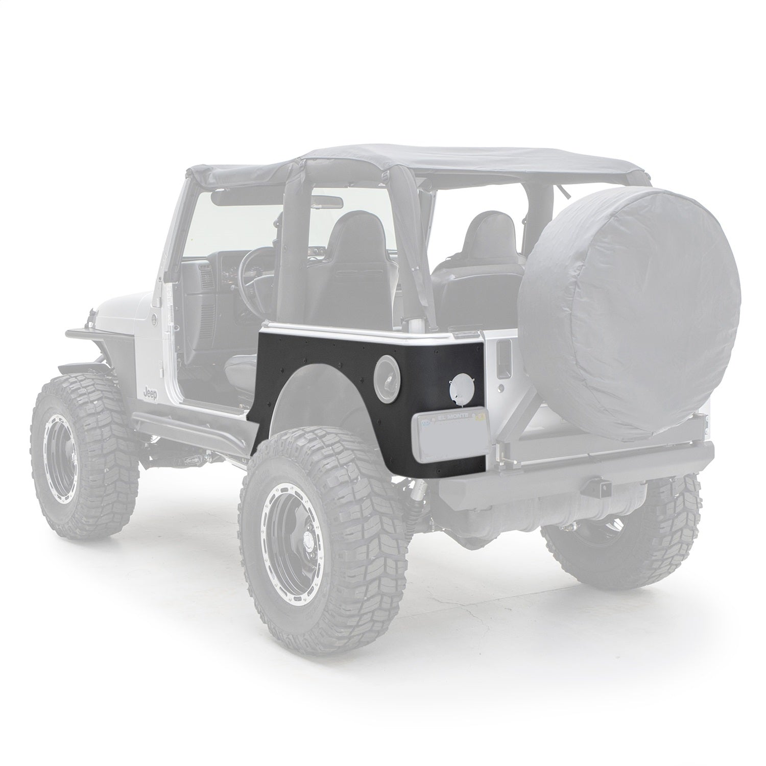Smittybilt 76874 XRC Corner Guard Fits 97-06 Wrangler (TJ)