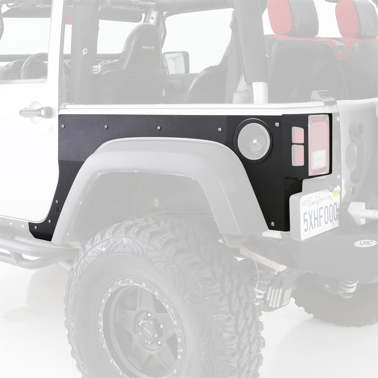 Smittybilt 76981 XRC Flat Armor Skin Fits 07-18 Wrangler (JK)