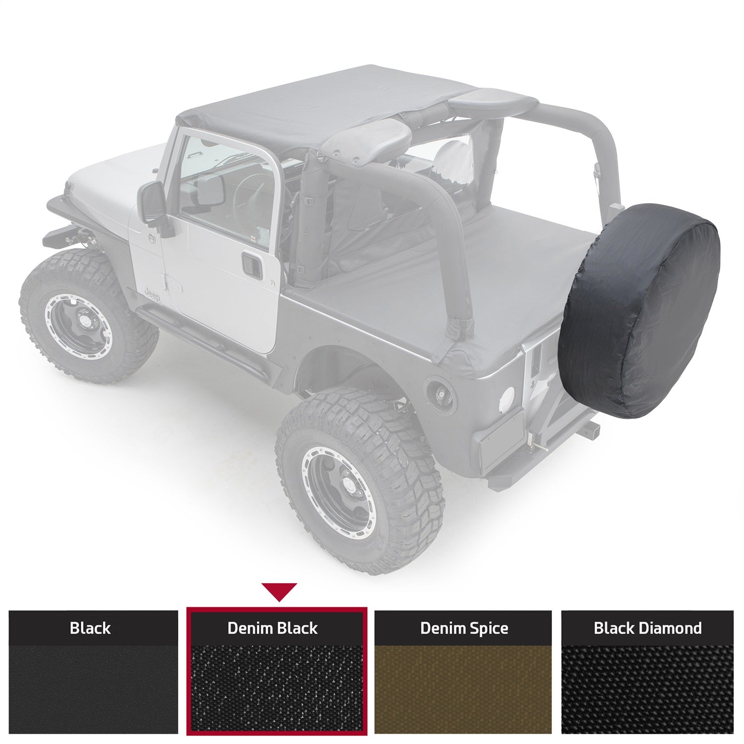 Smittybilt 773515 Spare Tire Cover
