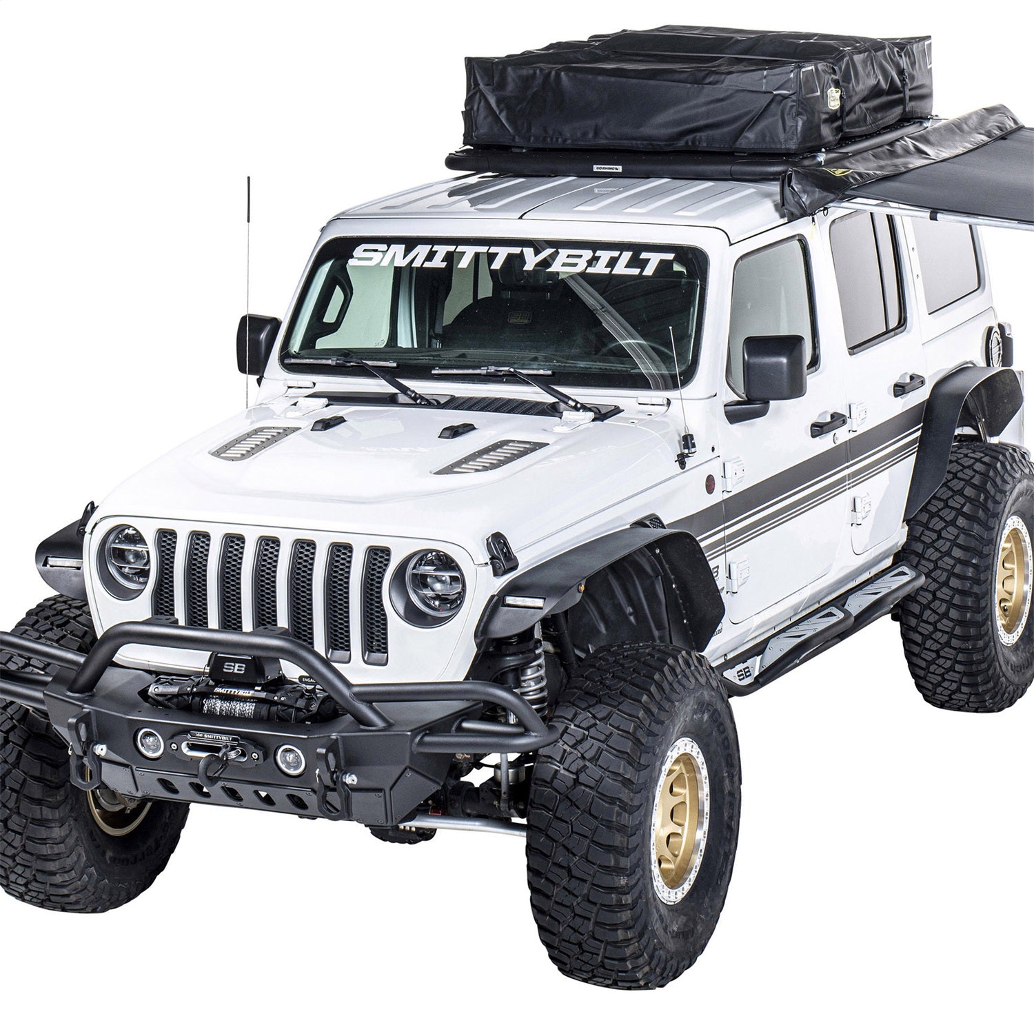 Smittybilt 77837 XRC Flat Flare Set Fits 18-20 Wrangler (JL)