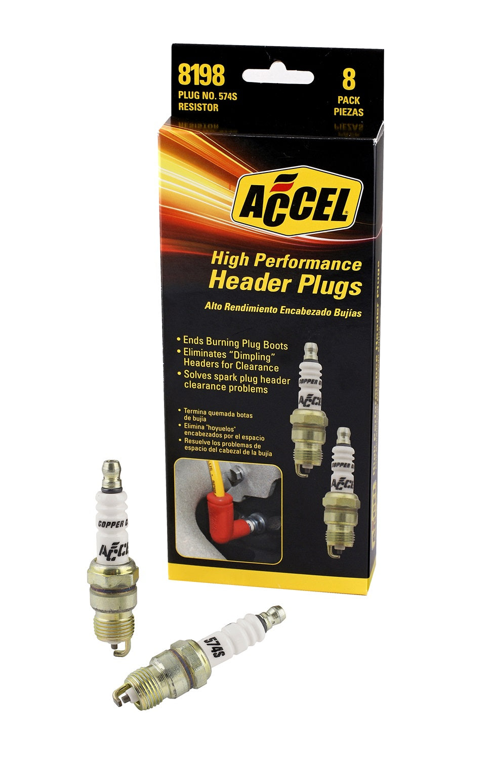 ACCEL 8198 U-Groove Spark Plug Header Plug