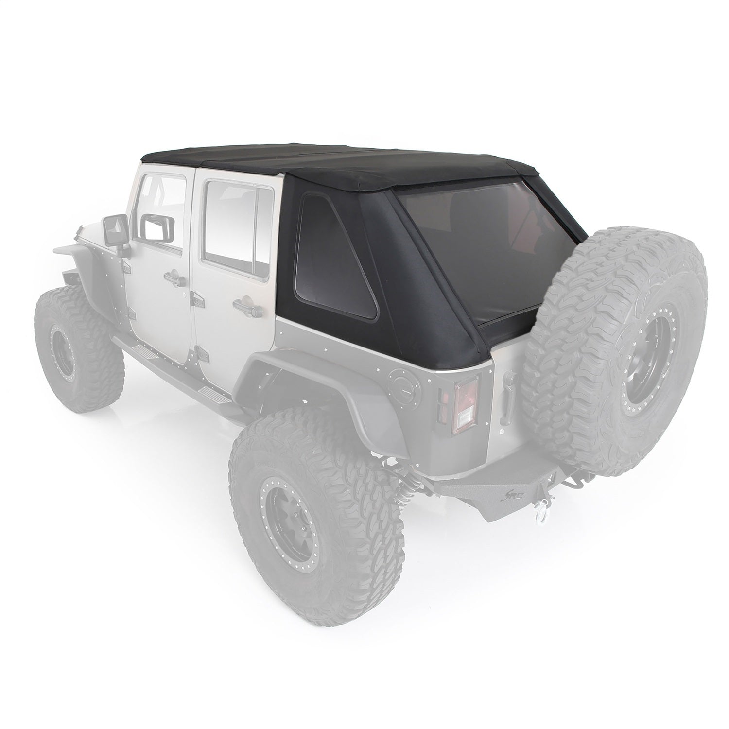 Smittybilt 9083135K Bowless Combo Top w/Tinted Windows Fits 07-18 Wrangler (JK)