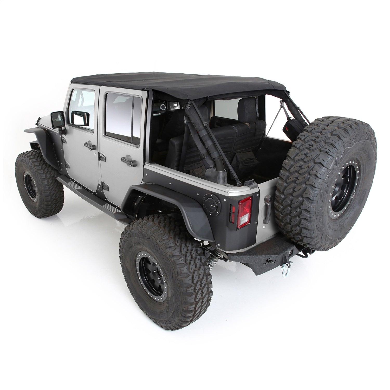 Smittybilt 9083135K Bowless Combo Top w/Tinted Windows Fits 07-18 Wrangler (JK)