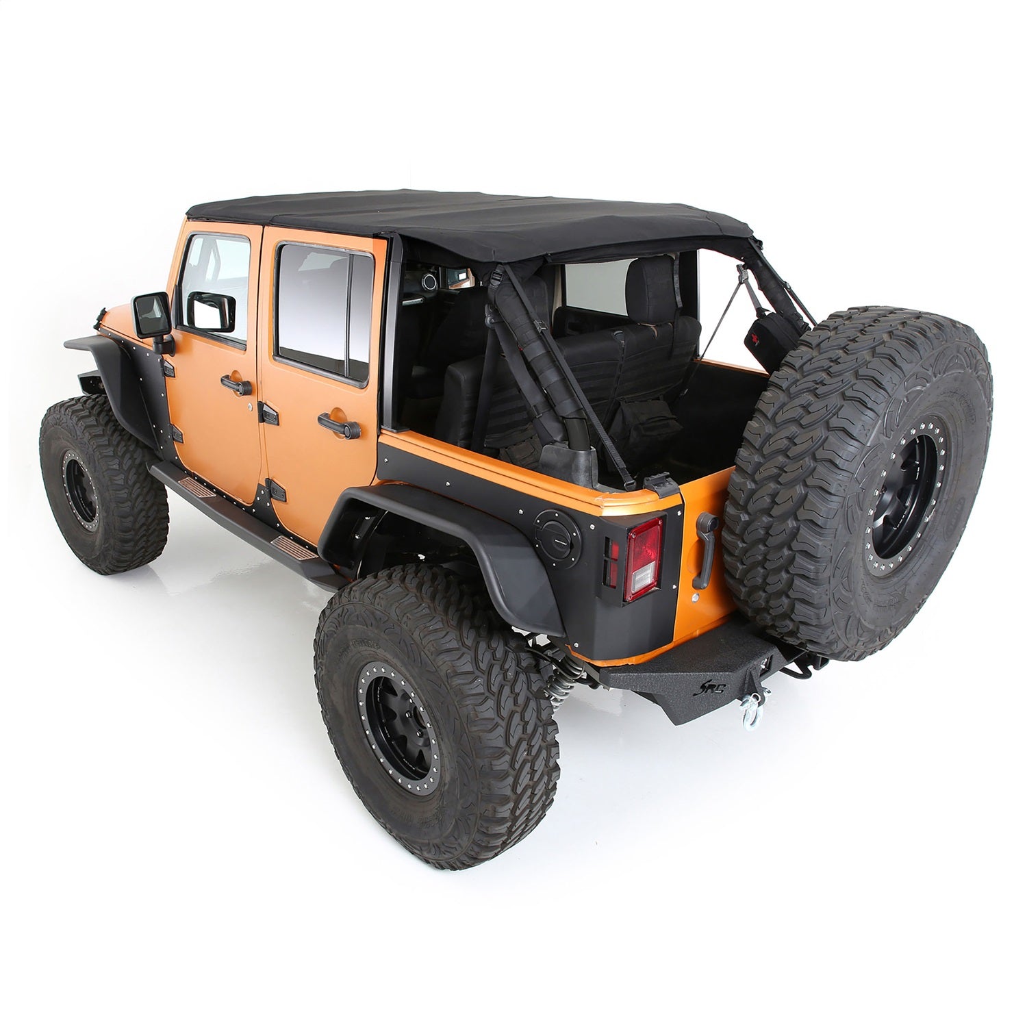 Smittybilt 9087135K Bowless Combo Top w/Tinted Windows Fits 07-18 Wrangler (JK)