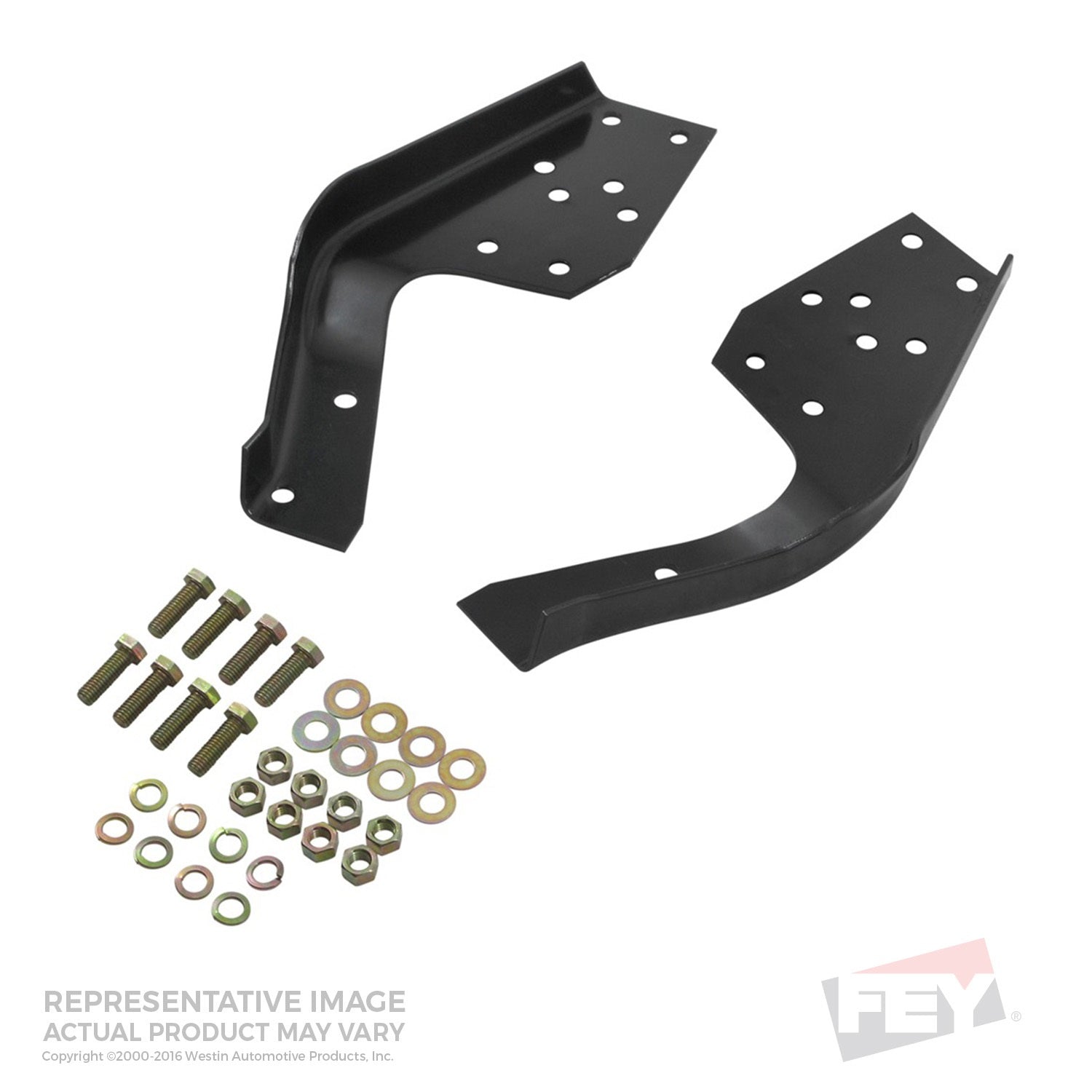 Westin 94400 Universal Bumper Mount Kit Fits Mighty Max Pickup Ram 50 Pickup