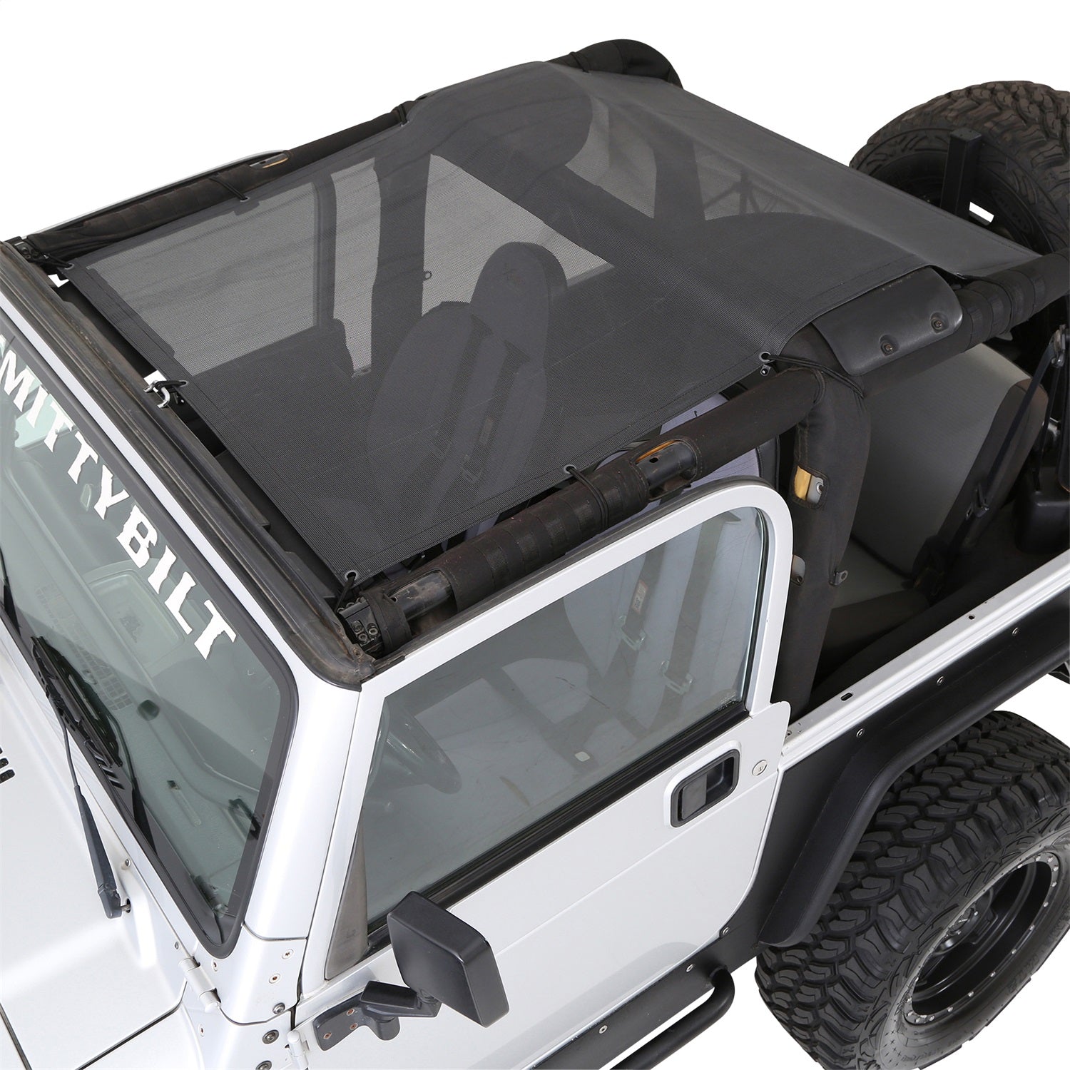 Smittybilt 95600 Cloak Extended Mesh Top Fits 97-06 Wrangler (TJ)