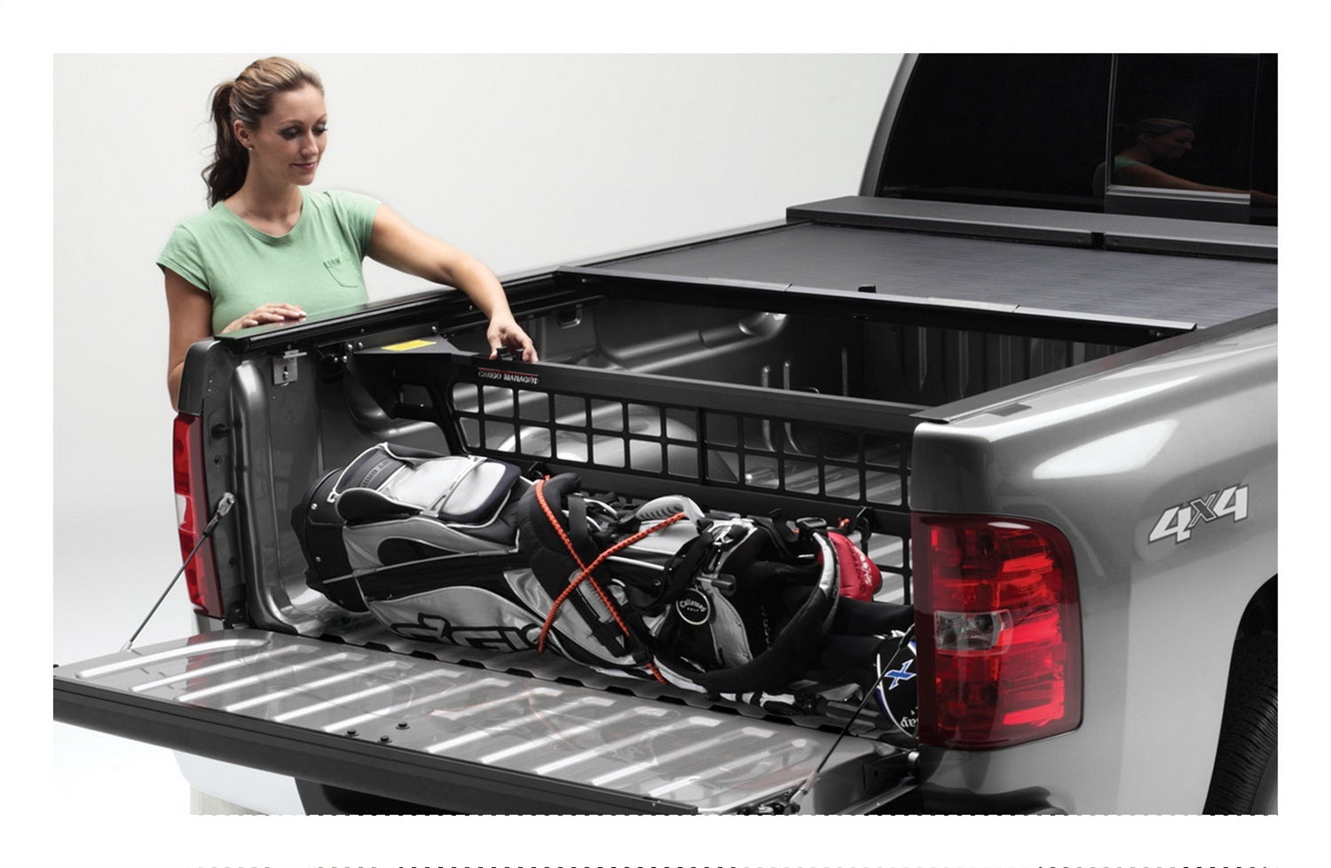 Roll-N-Lock CM107 Cargo Manager Rolling Truck Bed Divider