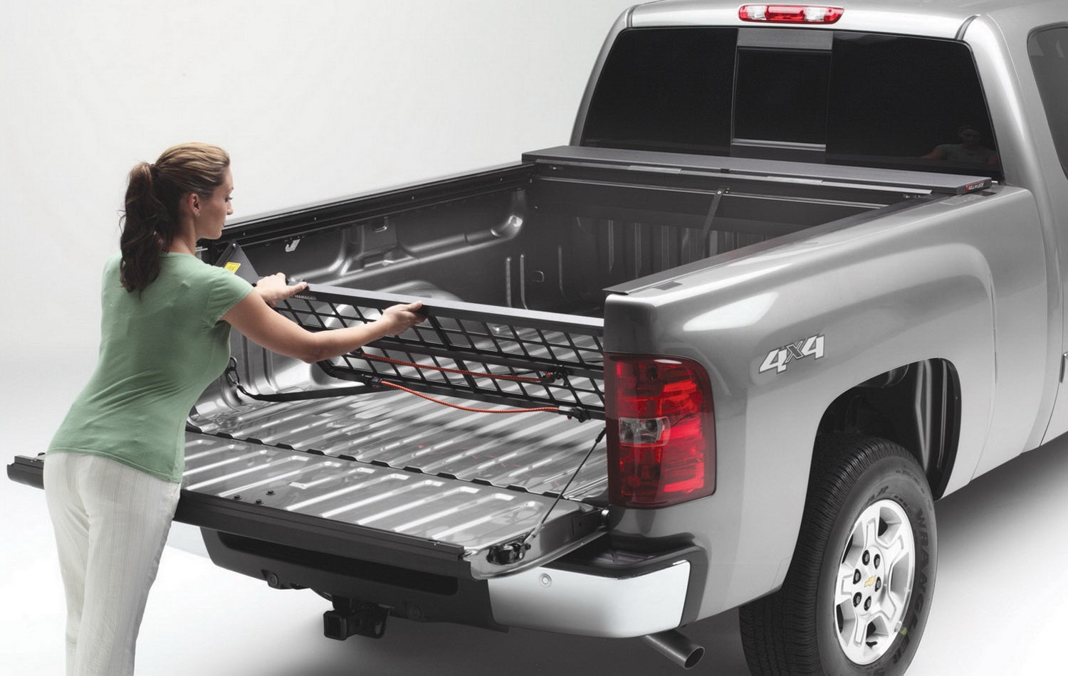 Roll-N-Lock CM807 Cargo Manager Rolling Truck Bed Divider Fits Equator Frontier