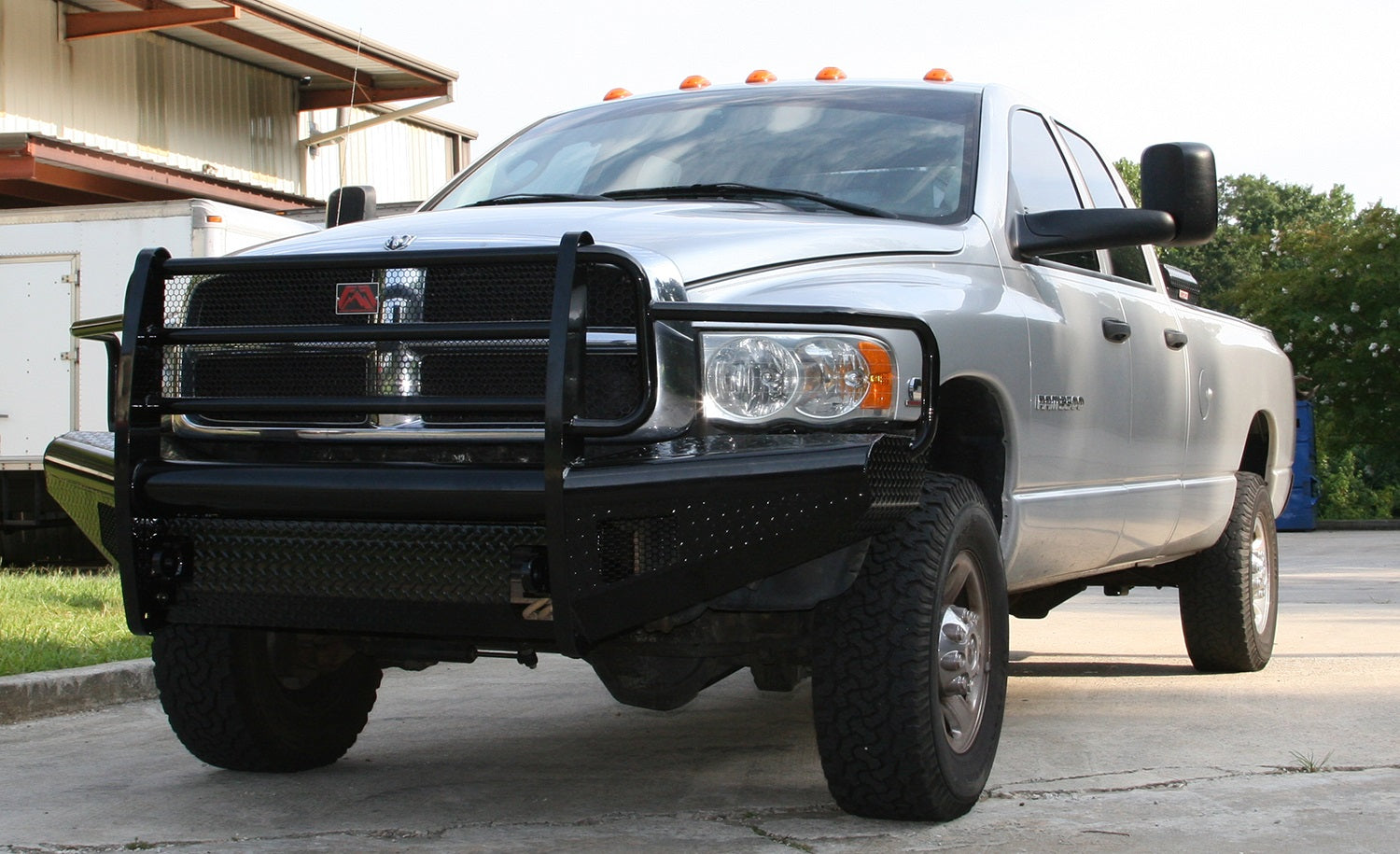 Fab Fours DR03-S1060-1 Black Steel Front Ranch Bumper Fits Ram 2500 Ram 3500