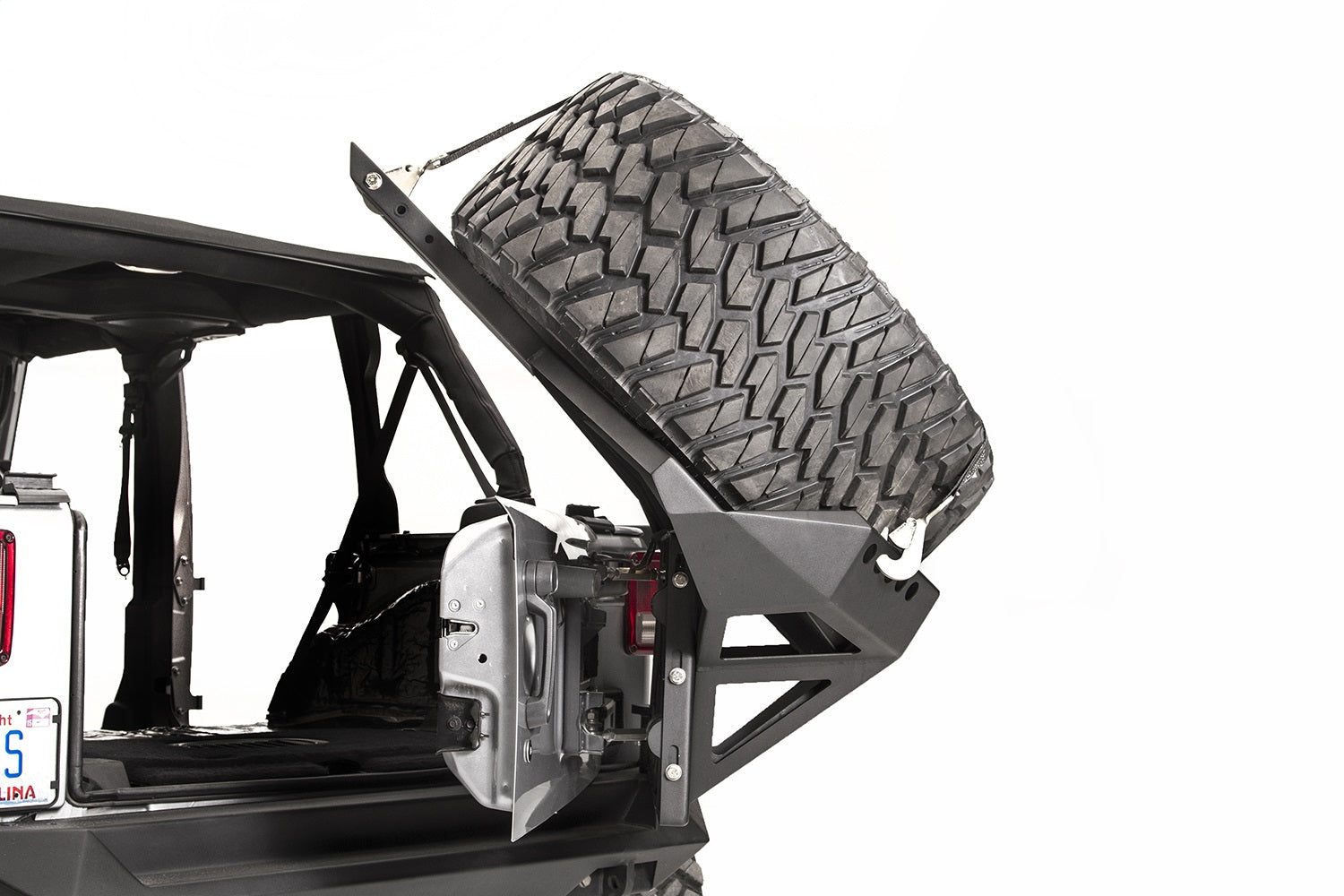 Fab Fours JK2070-1 Spare Tire Carrier Fits 07-18 Wrangler (JK)