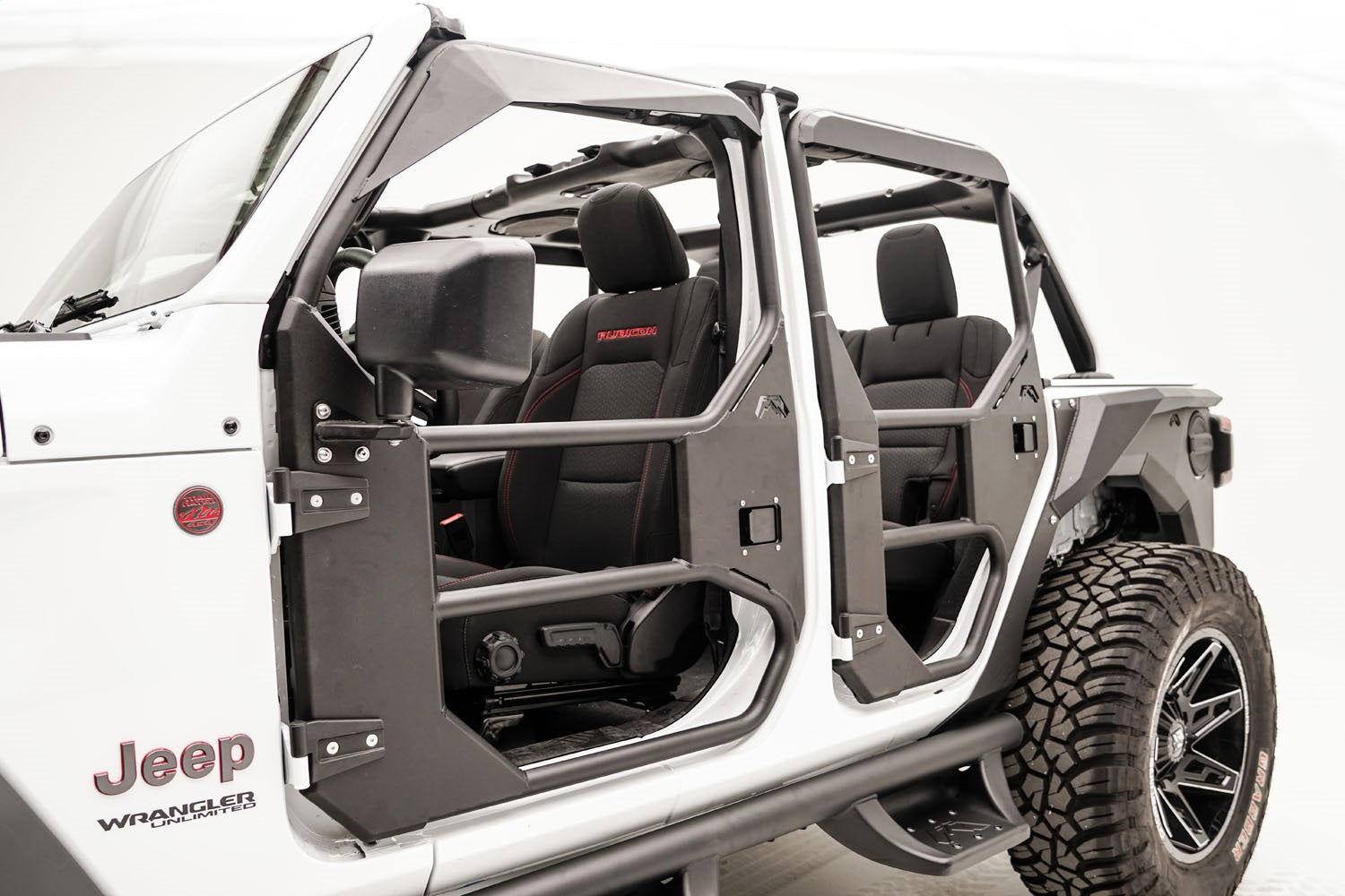 Fab Fours JL1031-1 Full Tube Doors Fits 18-20 Gladiator Wrangler (JL)