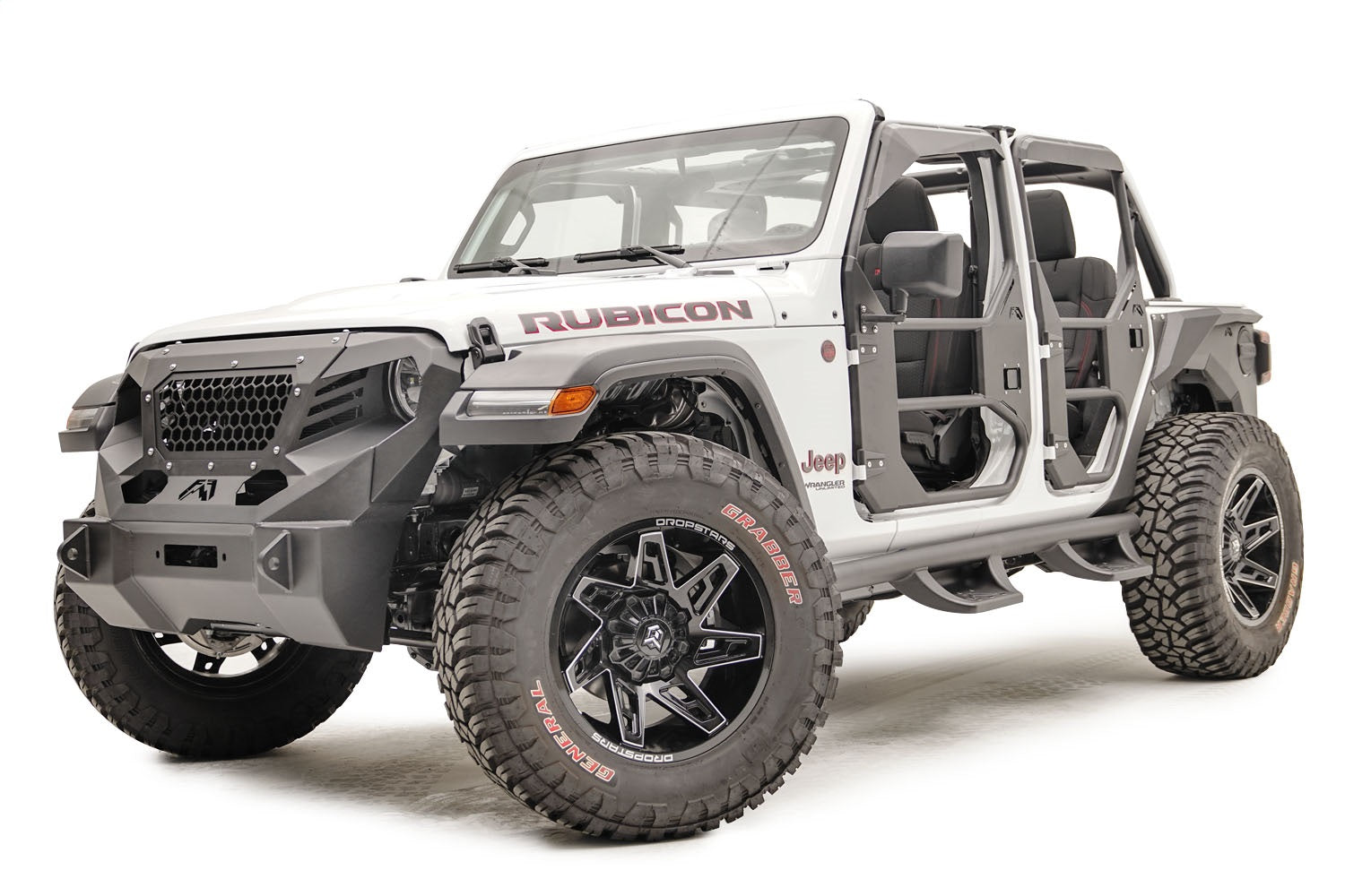 Fab Fours JL1031-1 Full Tube Doors Fits 18-20 Gladiator Wrangler (JL)
