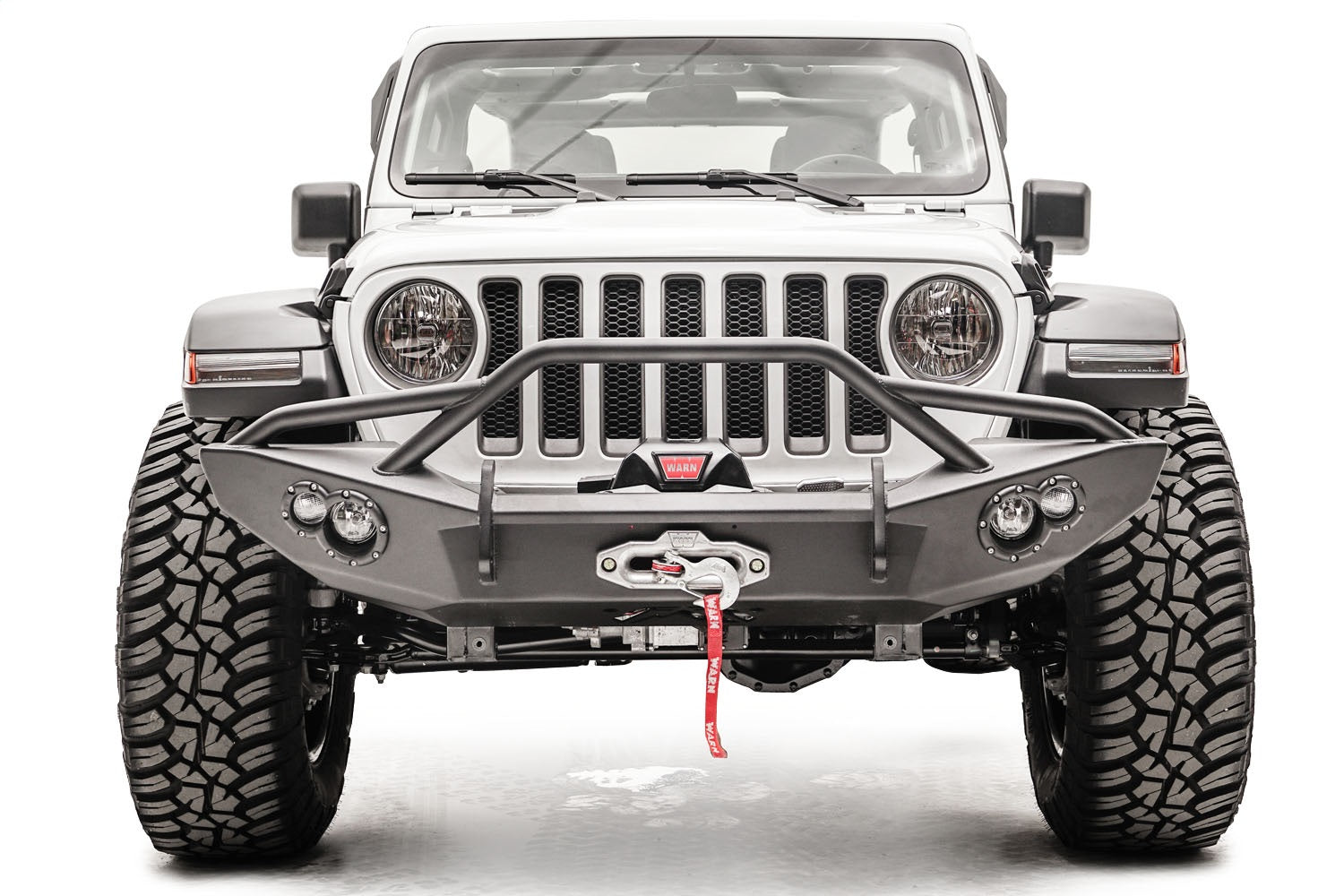 Fab Fours JL18-B4652-1 Lifestyle Winch Bumper Fits 18-20 Gladiator Wrangler (JL)