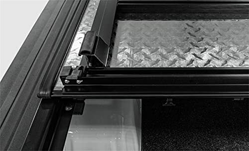 LOMAX B3040059 Hard Tri-Fold Cover; Black Urethane Finish; Single Rail;
