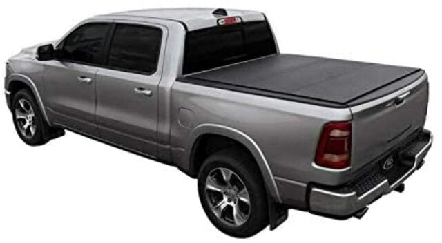 LOMAX B3040069 Hard Tri-Fold Cover; Black Urethane Finish; Split Rail;