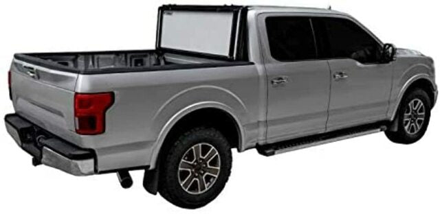 LOMAX G3010049 Stance Hard Tri-Fold Cover; Black Urethane Finish; Split Rail;