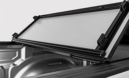LOMAX G3020079 Stance Hard Tri-Fold Cover; Black Urethane Finish; Single Rail;