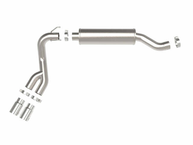 AFE Filters 49-42082-P Rebel Series Cat-Back Exhaust System Fits 19-21 2500 3500