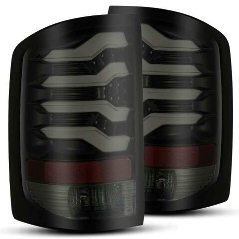 AlphaRex (630010) 14-18 GMC Sierra 1500 PRO-Series LED Tail Lights Jet Black
