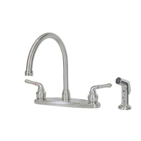 Empire Brass Company NN801GSN Faucet 8" Kitchen Nickel Goose
