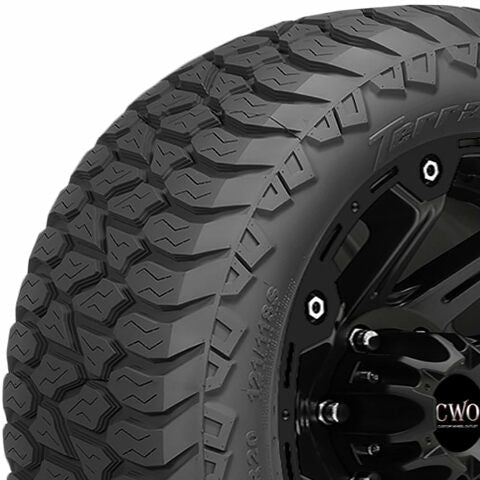 AMP 285/55R20 AMP Terrain Attack A/T A 122/119S E/10 Ply Tire