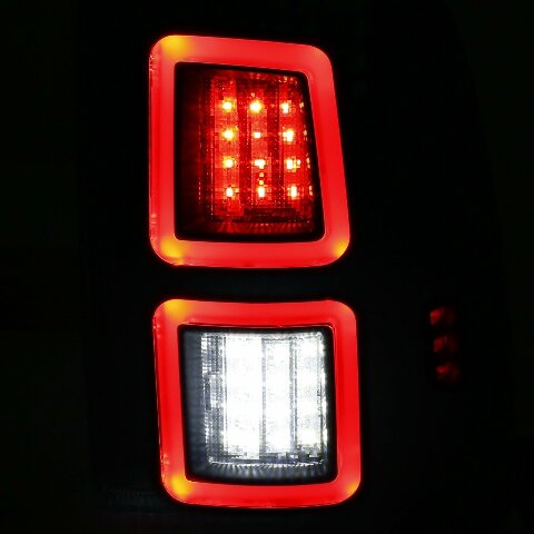 ANZO USA AnzoUSA 311273 Black Taillight Assembly (13-17 Ram 1500 Led Taillights)