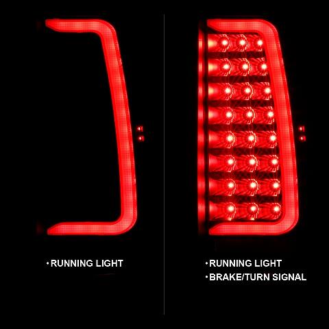 ANZO USA 311321 Taillamps Compatible with Chevrolet Tahoe