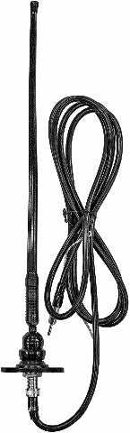ASA Electronics 44US01R Jensen Rubber Mast AM/FM RV Antenna - Top or Side Mount