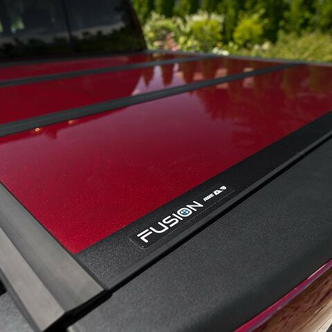 A.R.E. Fusion Painted Hard Fold Truck Bed Tonneau Cover | AR3L-PW7 | Compatible with  - 2018 Dodge Ram w/o RamBox 5' 7" Bed (67"), Paint Code: PW7/GW7 Bright White 2009