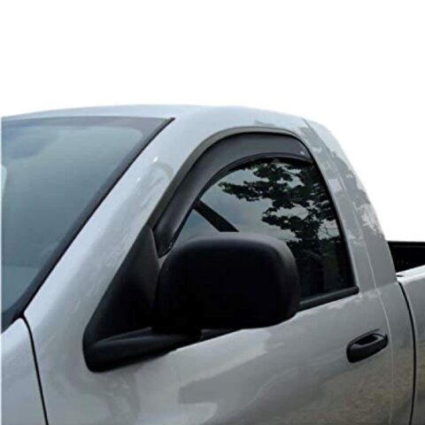 Auto Ventshade [AVS] In-Channel Rain Guards Compatible with -  Chevy Express/GMC Savana 1500; - Express & Savana 2500,3500; 09-20/4500+ | Window Vent Visors, 2 pcs. - Smoke | 192455 2024