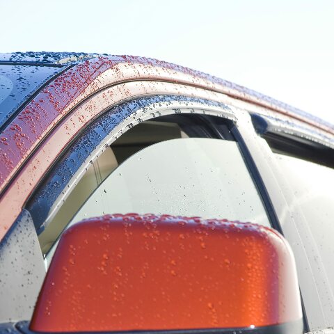 Auto Ventshade [AVS] In-Channel Rain Guards Compatible with -  Honda Pilot | Window Vent Visors, 4 pcs. - Smoke | 194084 2015