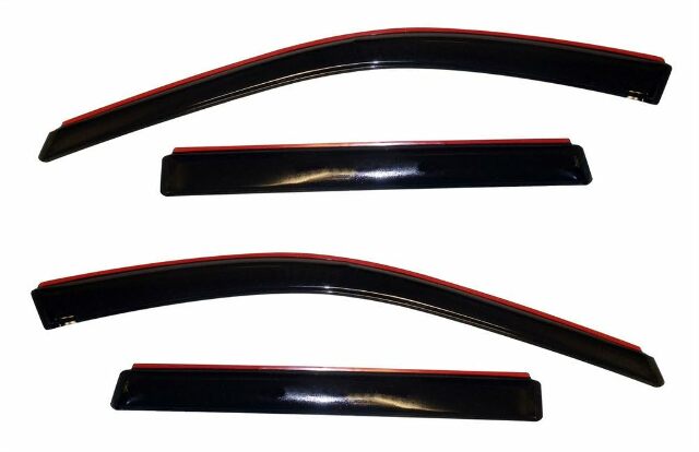 Auto Ventshade [AVS] In-Channel Ventvisor / Rain Guards | Compatible with -  Jeep Grand Cherokee (Will Not Compatible with L Model)- Smoke, 4 pcs. | 194252 2021