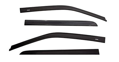 Auto Ventshade [AVS] In-Channel Rain Guards Compatible with -  Jeep Compass (New Body Style) | Window Vent Visors, 4 pcs. - Smoke | 194346 2025