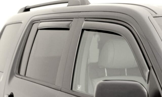 Auto Ventshade [AVS] In-Channel Rain Guards Compatible with -  Jeep Compass (New Body Style) | Window Vent Visors, 4 pcs. - Smoke | 194346 2025
